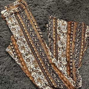 Bear Dance Brown and Black Patterned Leggings